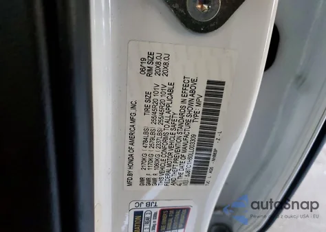 2020 Acura Rdx A-Spec из США, поврежденный, VIN 5J8TC1H60LL003309